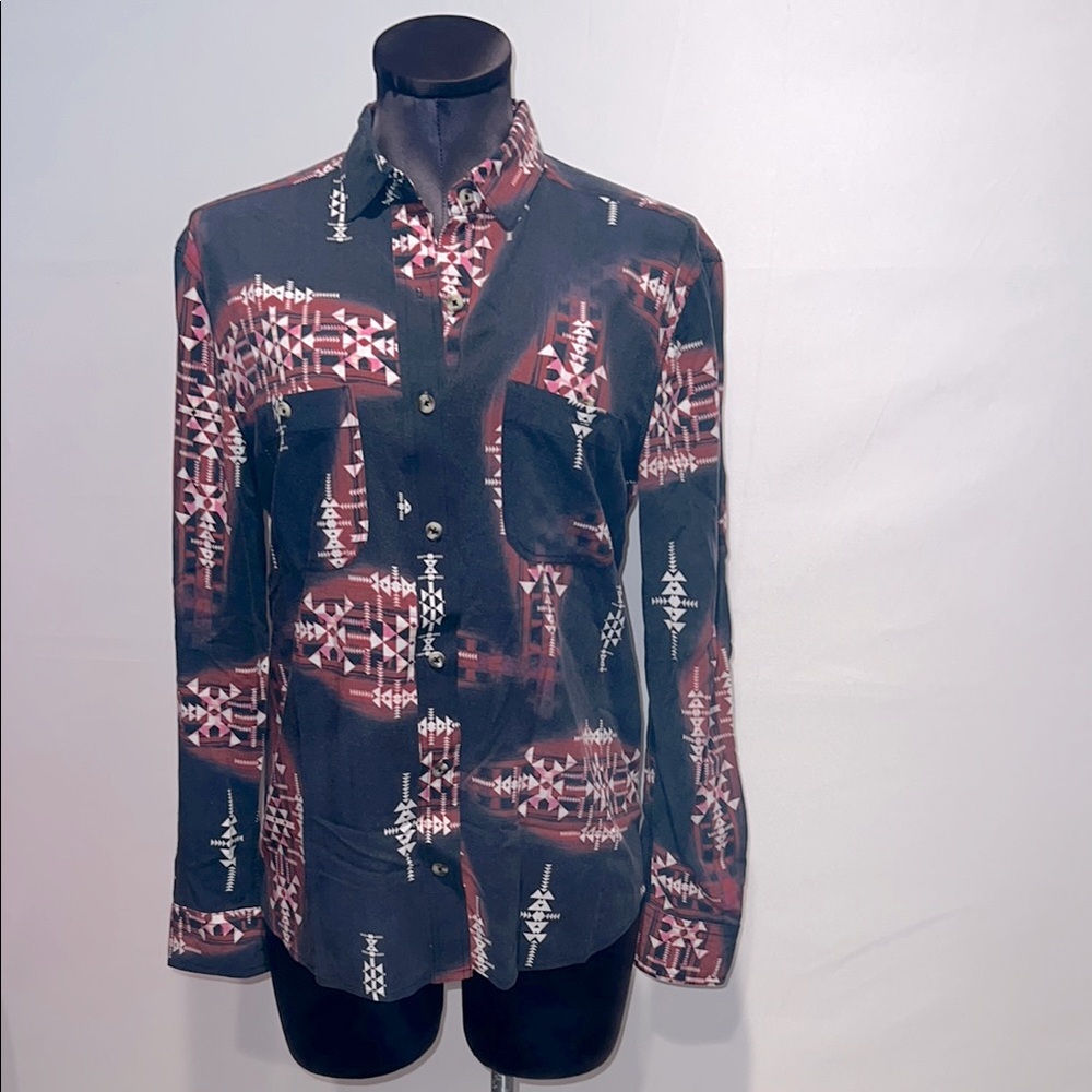 Anthropologie the Odell’s slouchy pants matching top in native slumber!